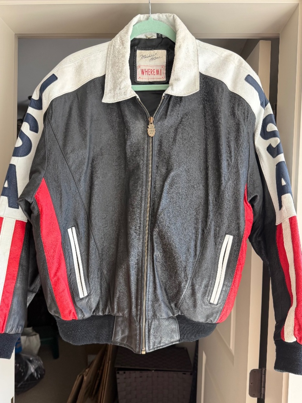 USA leather jacket
